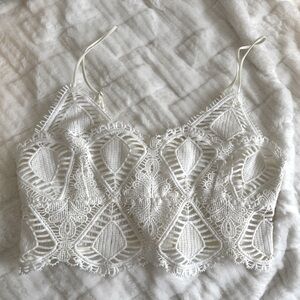Lace White Top